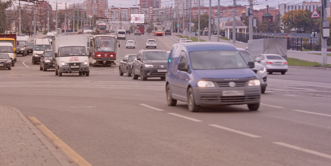 Road with cars